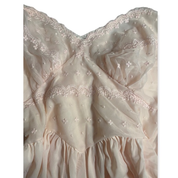 Vintage nylon Pandora lingerie basque waistline, sheer strap size 38 - Picture 12 of 12